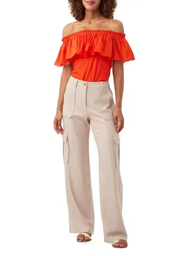 Trina Turk Women's Tallahassee Twill Pants | Thumbnail 2