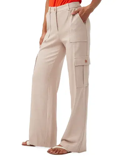 Trina Turk Women's Tallahassee Twill Pants | Thumbnail 3