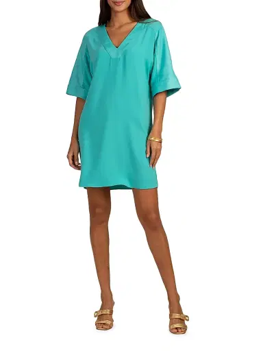 Trina Turk Women's Rabat Tunic Minidress - Oasis - Size XS | Thumbnail 2