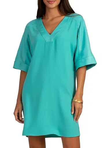 Trina Turk Women's Rabat Tunic Minidress - Oasis - Size XS | Thumbnail 1