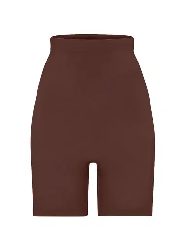 Skims Women's Seamless Sculpt High-Waisted Above-The-Knee Shorts - Cocoa | Thumbnail 1 Skims Women's Seamless Sculpt High-Waisted Above-The-Knee Shorts - Cocoa | Thumbnail 1