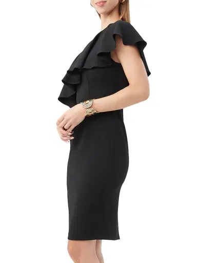 Trina Turk Women's Luau Ruffled One-Shoulder Dress | Thumbnail 3 Trina Turk Women's Luau Ruffled One-Shoulder Dress | Thumbnail 3