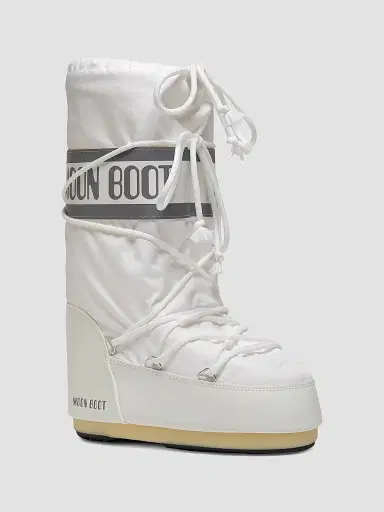 Moon Boot Women's Icon Nylon Boots - White - Size 4.5 | Thumbnail 2