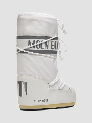 Moon Boot Women's Icon Nylon Boots - White - Size 4.5 | Thumbnail 3