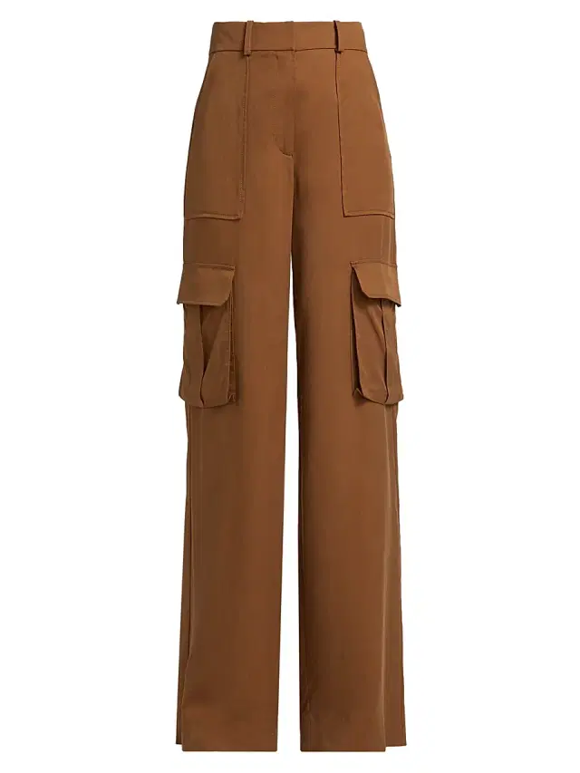 Veronica Beard Women's Saul Cargo Pants - Whisky