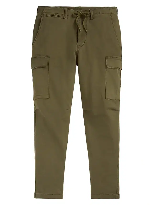 Polo Ralph Lauren Men's Knitlike Cotton Dobby Cargo Pants - Canopy Olive