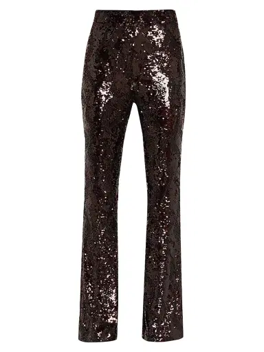 Veronica Beard Women's Collier Sequined Flared Pants | Thumbnail 1 Veronica Beard Women's Collier Sequined Flared Pants | Thumbnail 1