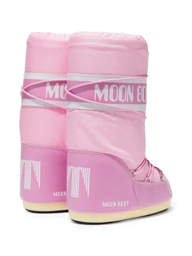 Moon Boot Little Kid's Icon Padded Nylon Boots - Light Pink - Size 7 (Toddler) | Thumbnail 2 Moon Boot Little Kid's Icon Padded Nylon Boots - Light Pink - Size 7 (Toddler) | Thumbnail 2