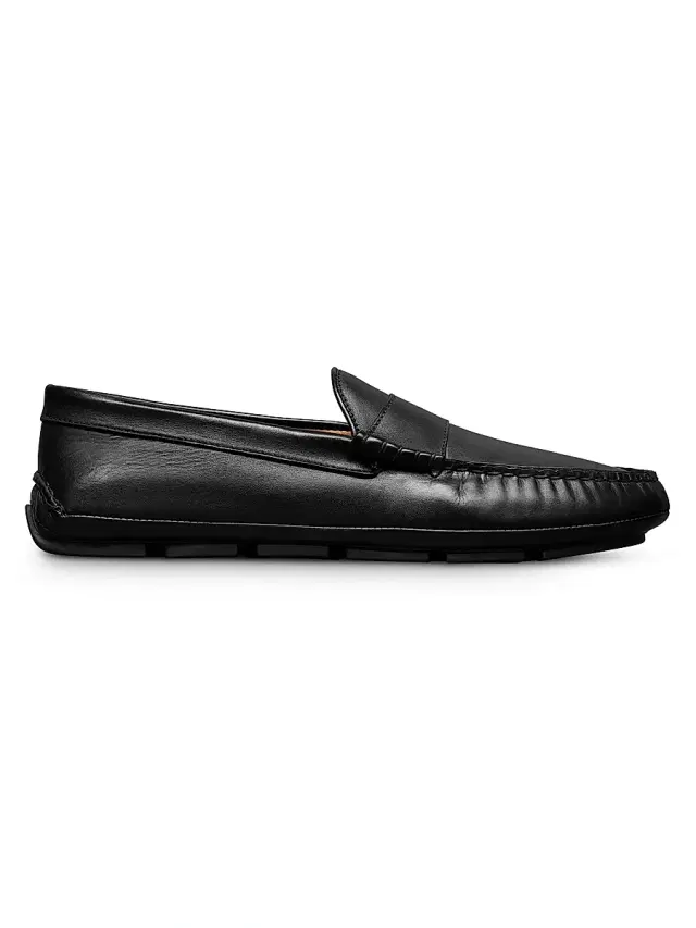 Allen Edmonds Men's Apex Leather Loafers - Black