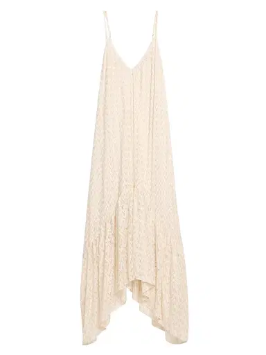 Ramy Brook Women's Anya Metallic Zig-Zag Maxi Dress - White Pattern | Thumbnail 1 Ramy Brook Women's Anya Metallic Zig-Zag Maxi Dress - White Pattern | Thumbnail 1