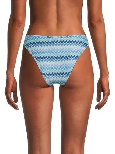 Ramy Brook Women's Isla Chevron Bikini Bottom | Thumbnail 5