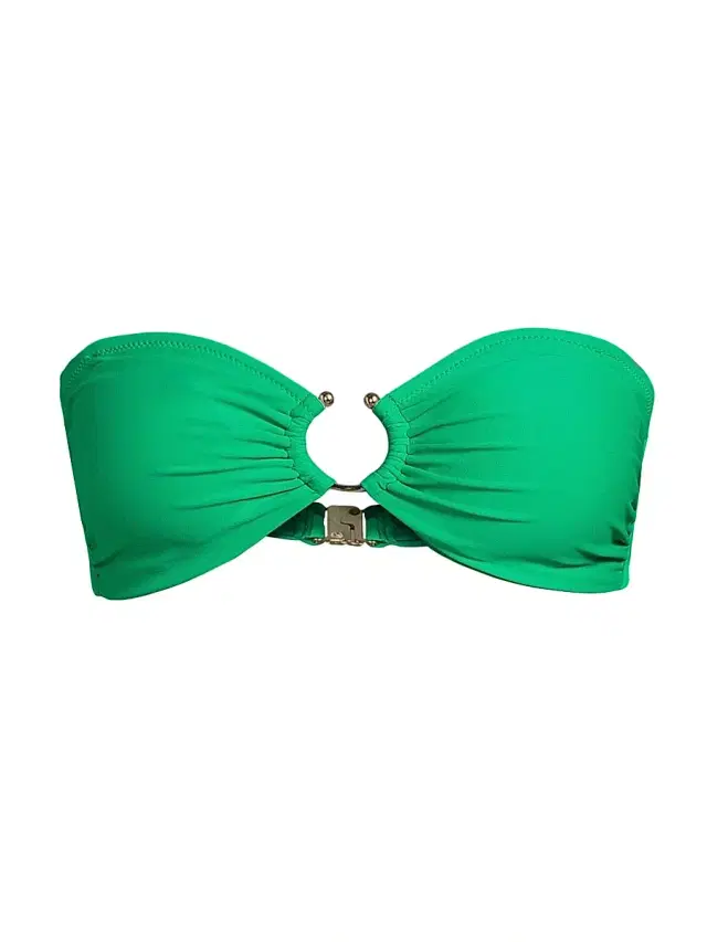 Ramy Brook Women's Titan Bandeau Bikini Top - Palm Green