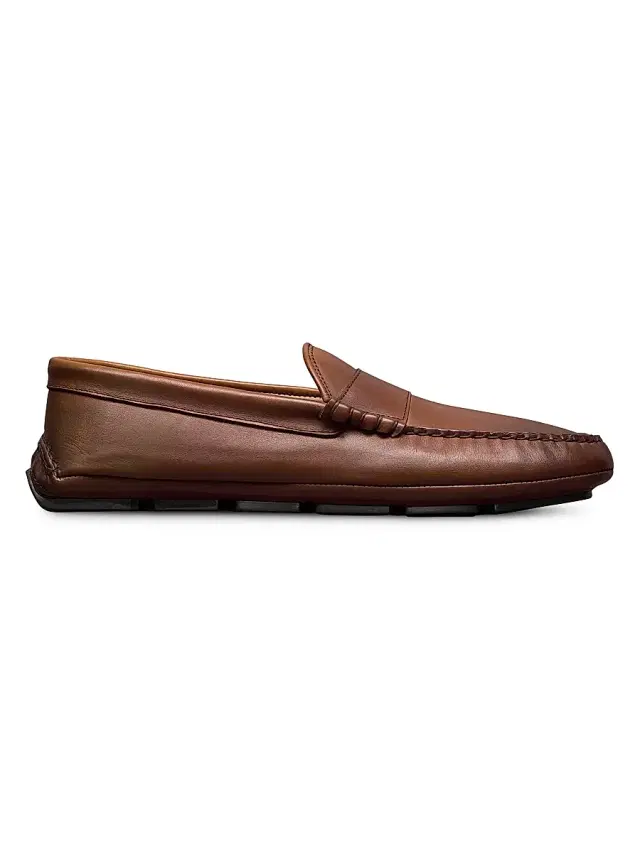 Allen Edmonds Men's Apex Leather Loafers - Chili