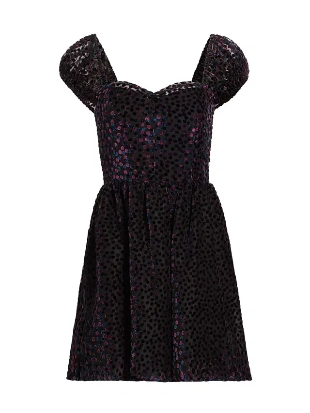 Amanda Uprichard Women's Clydette Guipure Minidress - Black