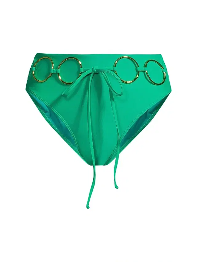 Ramy Brook Women's Kimber Bikini Bottom - Palm Green
