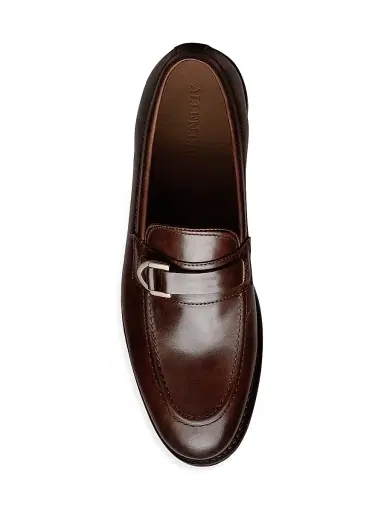 Allen Edmonds Men's Rollins Buckle-Detail Leather Loafers - Porcino - Size 7 | Thumbnail 3
