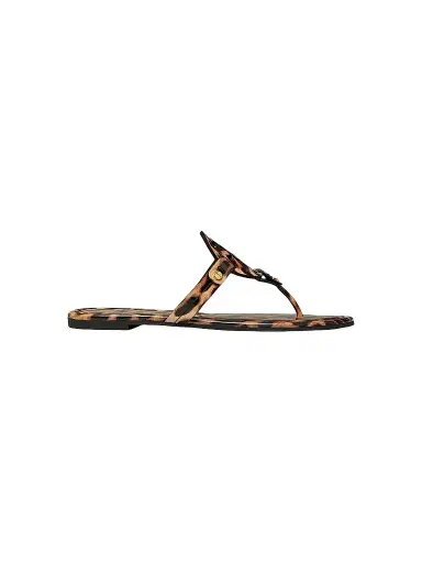 Tory Burch Women's Miller Leather Sandals - Leopard - Size 5 | Thumbnail 1 Tory Burch Women's Miller Leather Sandals - Leopard - Size 5 | Thumbnail 1