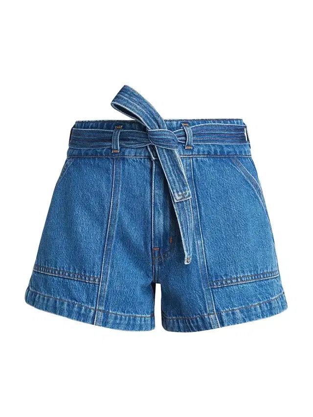 Derek Lam 10 Crosby Women's Raye Denim Utility Shorts - Carlisle