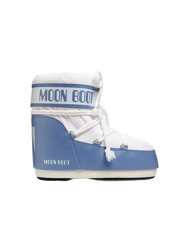 Moon Boot Men's Icon Low Nylon Boots - Elephant Grey White