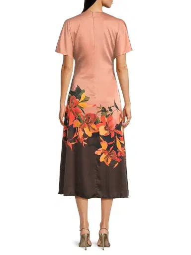 Hutch Women's Raven Floral Satin Midi-Dress | Thumbnail 5 Hutch Women's Raven Floral Satin Midi-Dress | Thumbnail 5