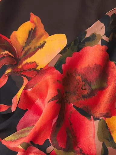 Hutch Women's Raven Floral Satin Midi-Dress | Thumbnail 6 Hutch Women's Raven Floral Satin Midi-Dress | Thumbnail 6