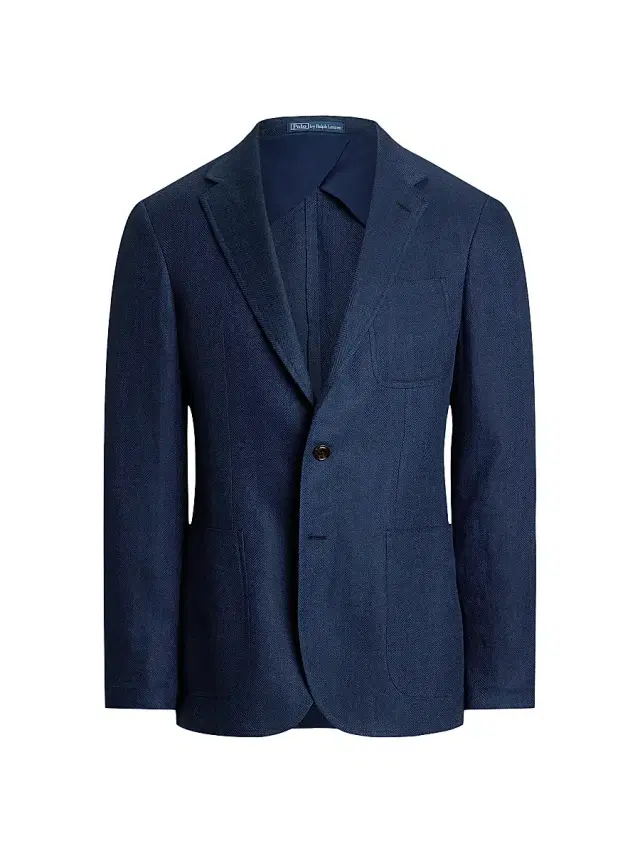 Polo Ralph Lauren Men's Polo Tailored Herringbone Sport Coat - Bright Navy