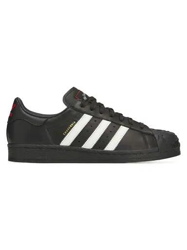 Adidas Men's x Willy Chavarria Medaride Superstar Low-Top Sneakers - Core Black Optical White - Size 6.5 | Thumbnail 1 Adidas Men's x Willy Chavarria Medaride Superstar Low-Top Sneakers - Core Black Optical White - Size 6.5 | Thumbnail 1