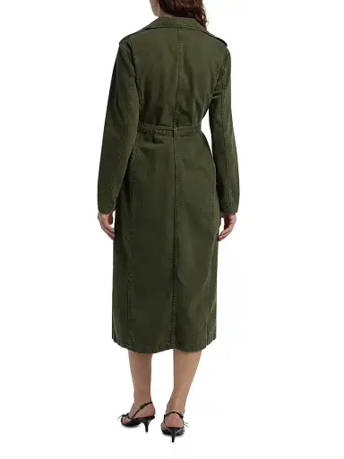 L'AGENCE Women's Zavia Denim Trench Coat - Picholine | Thumbnail 5 L'AGENCE Women's Zavia Denim Trench Coat - Picholine | Thumbnail 5