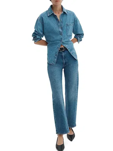 rag & bone Women's Connie Ultra Featherweight Denim Button-Front Shirt - Everglade | Thumbnail 2 rag & bone Women's Connie Ultra Featherweight Denim Button-Front Shirt - Everglade | Thumbnail 2