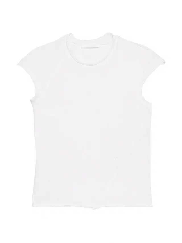 Helmut Lang Women's Twisted Crop Crewneck Top - Optic White