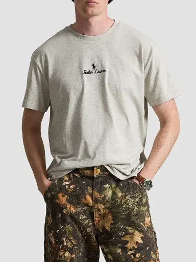 Polo Ralph Lauren Men's Logo Jersey Classic-Fit T-Shirt - Light Sport Heather | Thumbnail 4