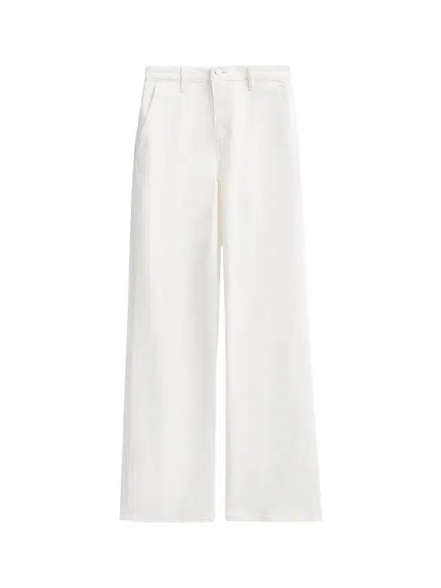 FRAME Women's The Straight Trousers - Natural Clean