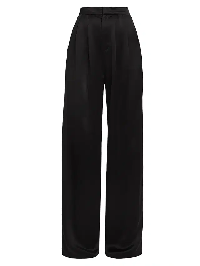 Nonchalant Label Women's Paris Pleated-Front Trousers - Black