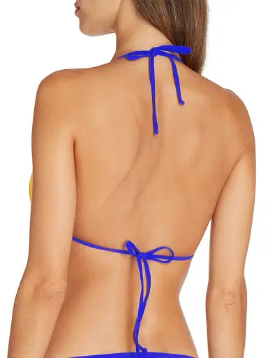 Valimare Women's Ibiza Colorblocked Bandage Bikini Top - Blue Multi - Size Small | Thumbnail 3 Valimare Women's Ibiza Colorblocked Bandage Bikini Top - Blue Multi - Size Small | Thumbnail 3