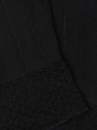 Victor Glemaud Women's Rib-Knit Slip Midi-Dress - Black - Size Medium | Thumbnail 6