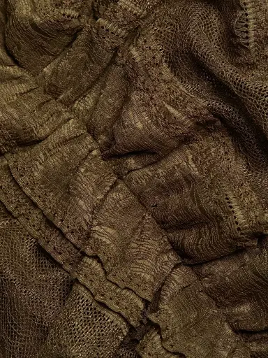 anOnlyChild Women's Sunday Scaries Trinity Lace Tank - Olive - Size Large | Thumbnail 7