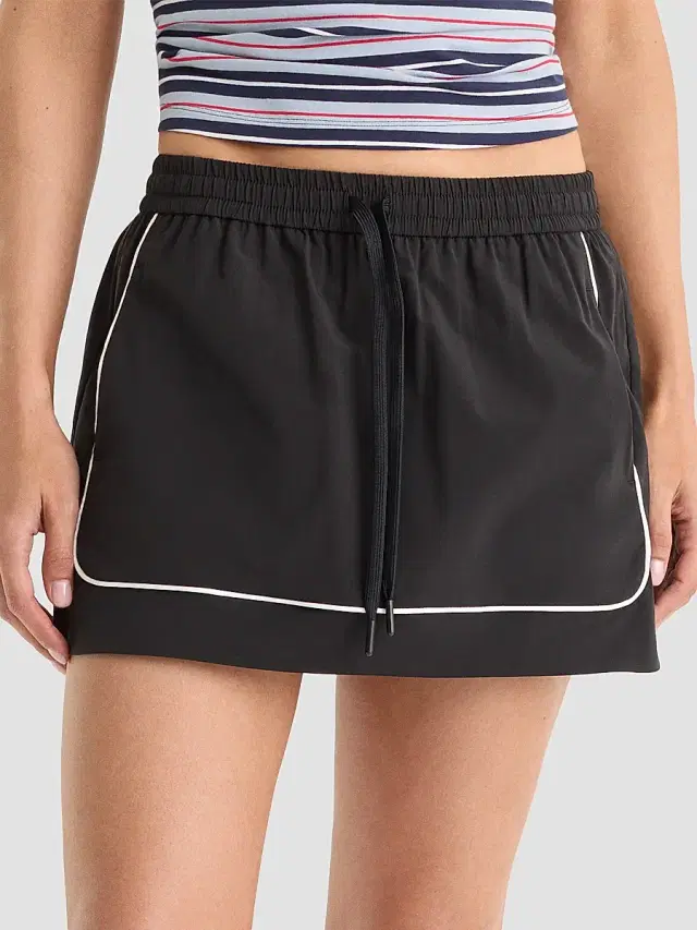 Good American Women's The Sport Mini Skort - Black