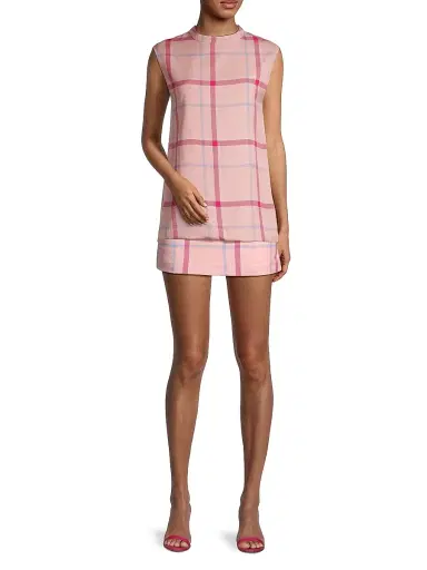 Undra Celeste Women's Plaid Miniskirt | Thumbnail 2