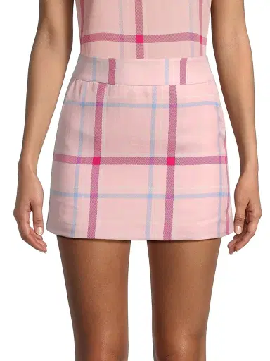 Undra Celeste Women's Plaid Miniskirt | Thumbnail 3