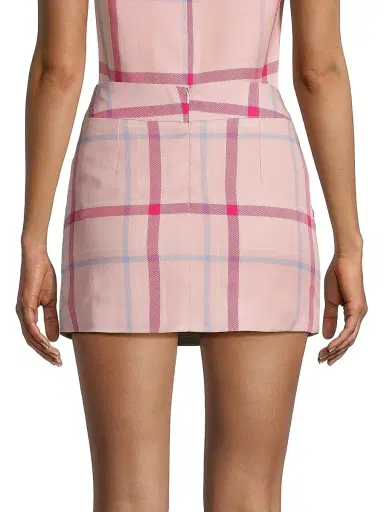Undra Celeste Women's Plaid Miniskirt | Thumbnail 5