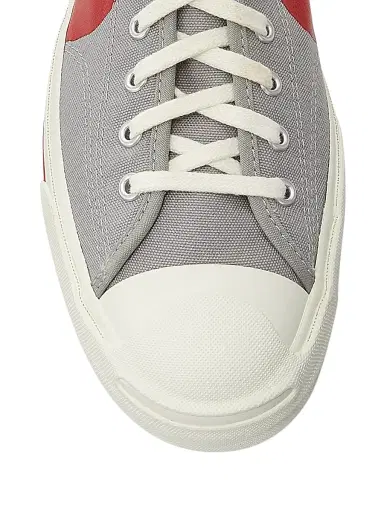 Comme des Garçons PLAY Men's  x Converse Jack Purcell Sneakers - Red Gray | Thumbnail 4