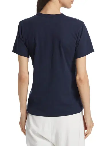 Comme des Garçons PLAY Women's Double Heart T-Shirt - Navy - Size XS | Thumbnail 5 Comme des Garçons PLAY Women's Double Heart T-Shirt - Navy - Size XS | Thumbnail 5