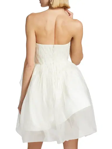 Danielle Frankel Women's Lottie Organza Petal Minidress - | Thumbnail 5 Danielle Frankel Women's Lottie Organza Petal Minidress - | Thumbnail 5