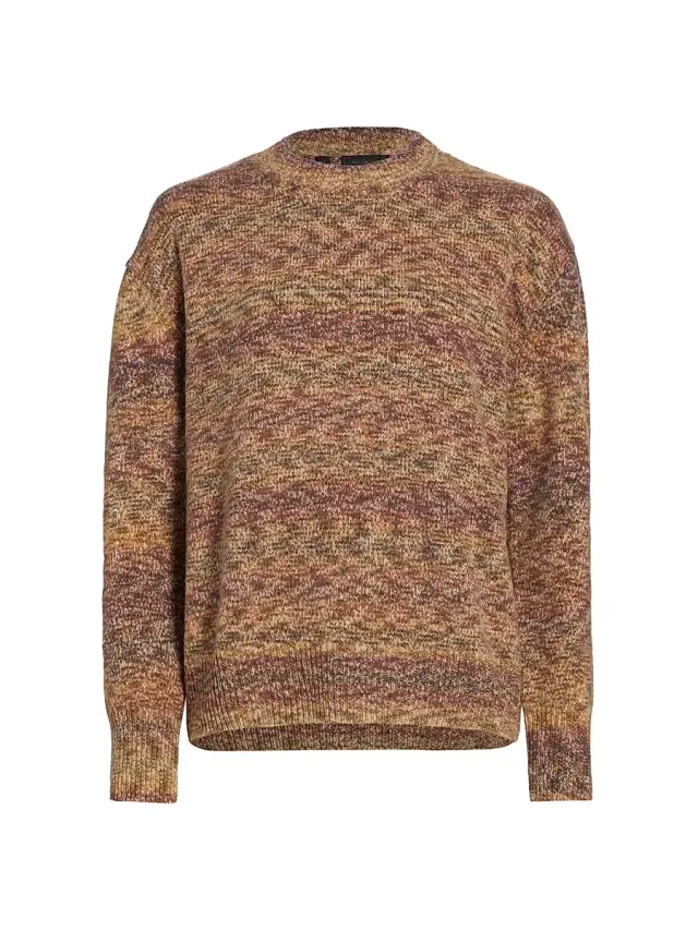 Saks Fifth Avenue Women's Yarn-Dyed Wool Pullover Sweater - Doe