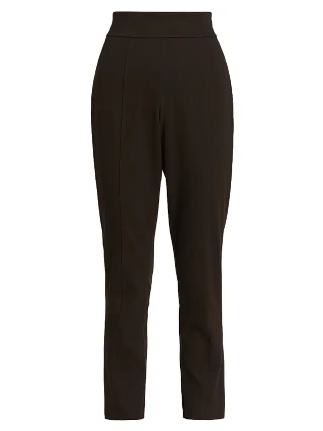 Saks Fifth Avenue Women's COLLECTION Knit Straight-Leg Cropped Pants - Java
