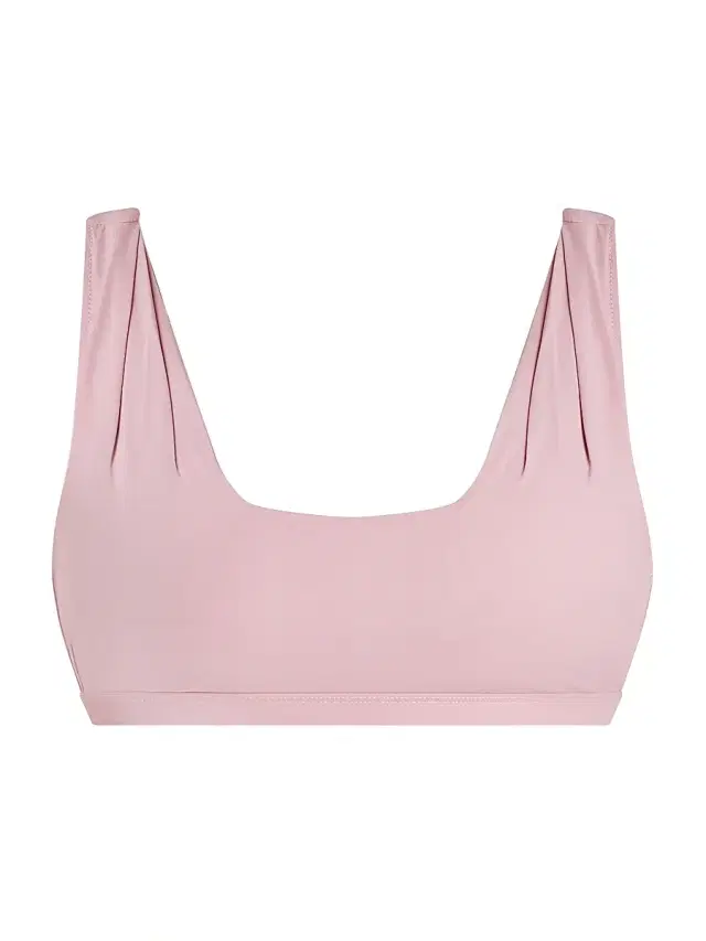 Valimare Women's Como Pleated Bikini Top - Pink