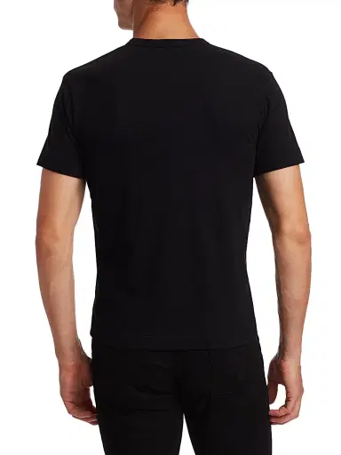 Comme des Garçons PLAY Men's Heart Tee - Black - Size Small | Thumbnail 5