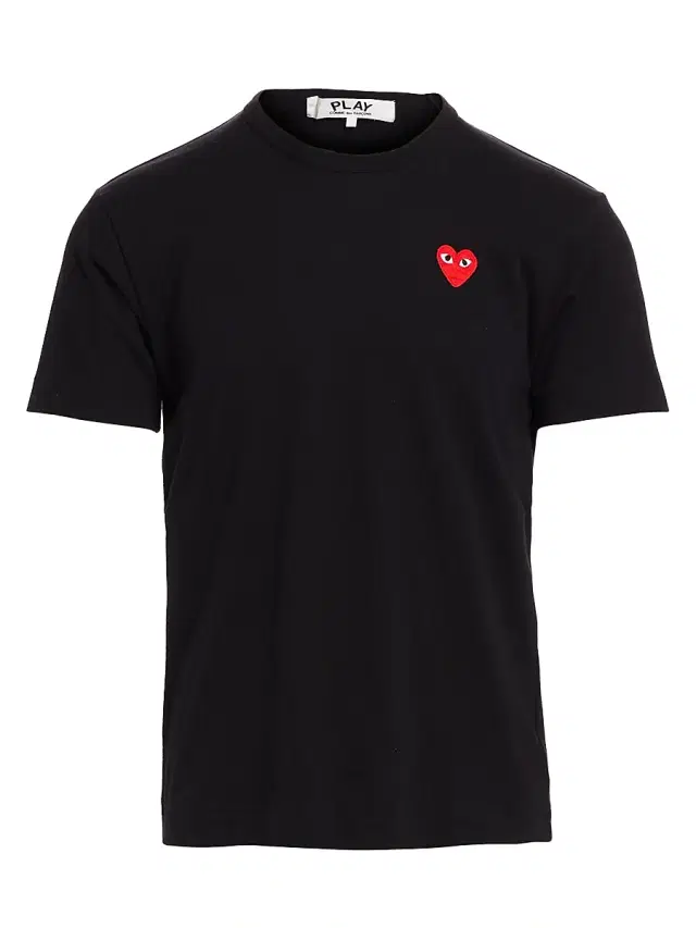 Comme des Garçons PLAY Men's Heart Tee - Black