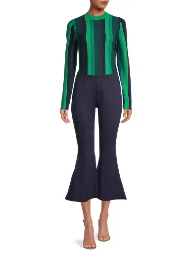 Undra Celeste Women's Unapologetic Presence Bell Bottom Pants | Thumbnail 2