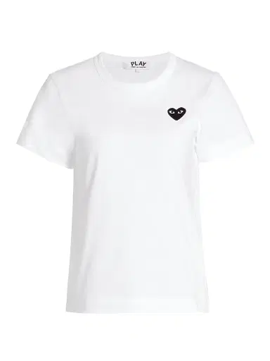 Comme des Garçons PLAY Women's Heart T-Shirt - White - Size XS | Thumbnail 1